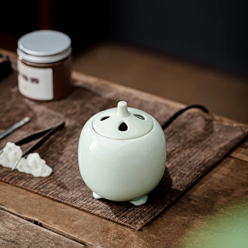 Ceramic Oil Burner - Electric Incense Burner with Timer Temperature
