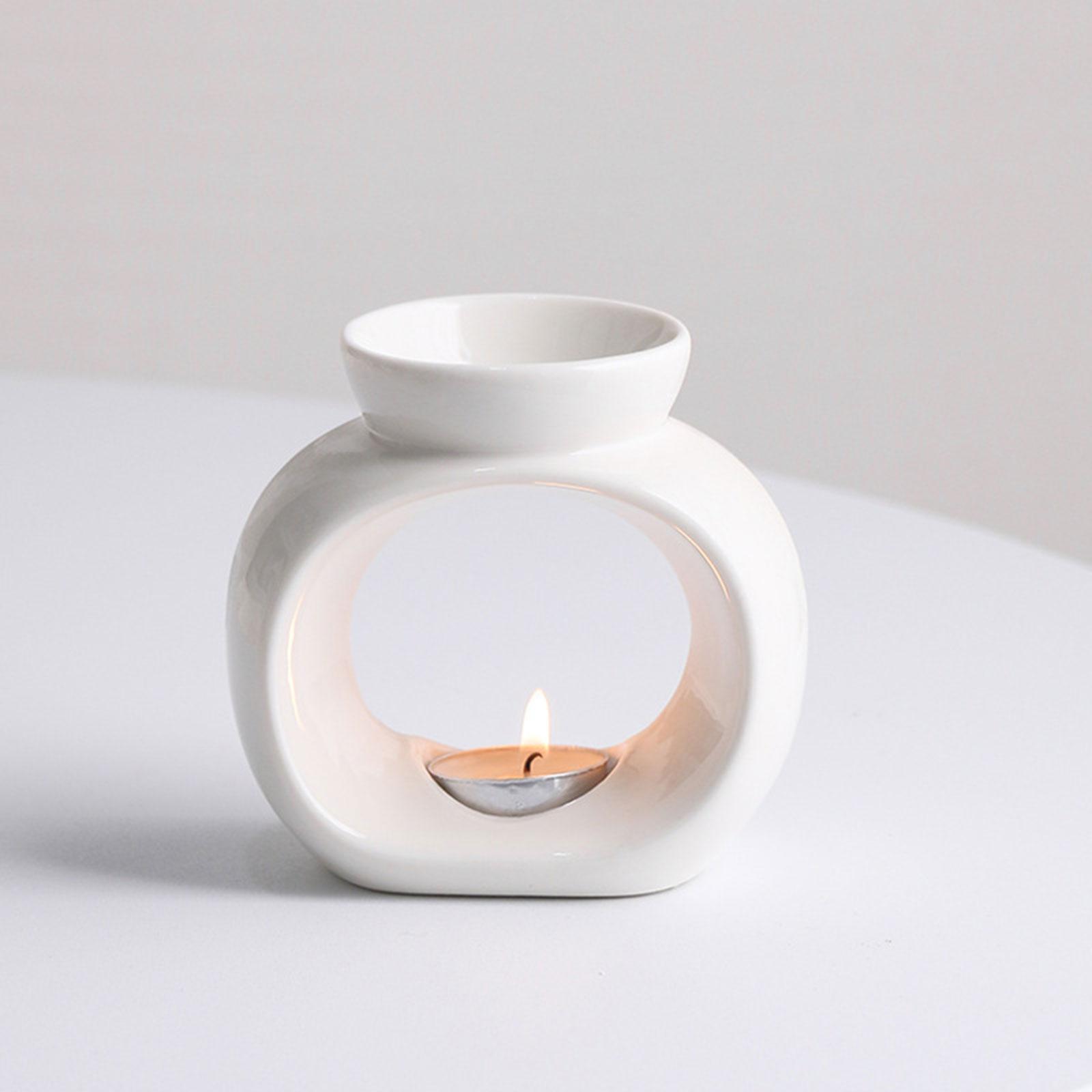 Ceramic Oil Burner - Essential Oil Burner Decorative Censer Fragrance
