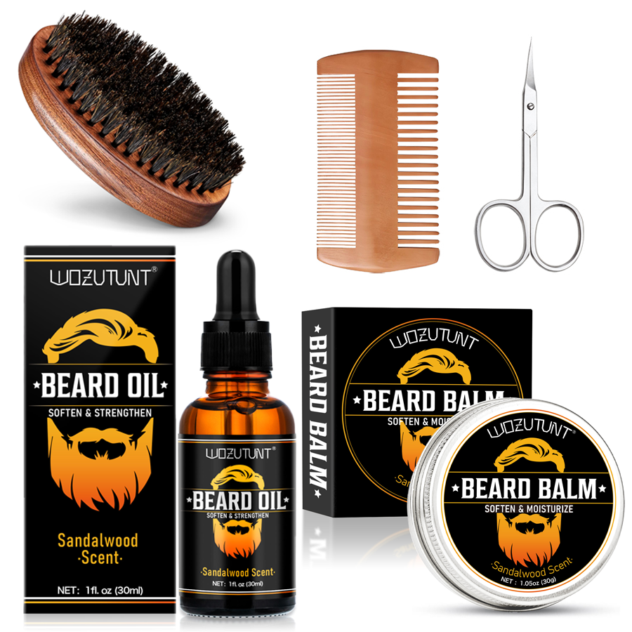 Fragrance Oil Set - Men Beard Care Kit Beard Oil