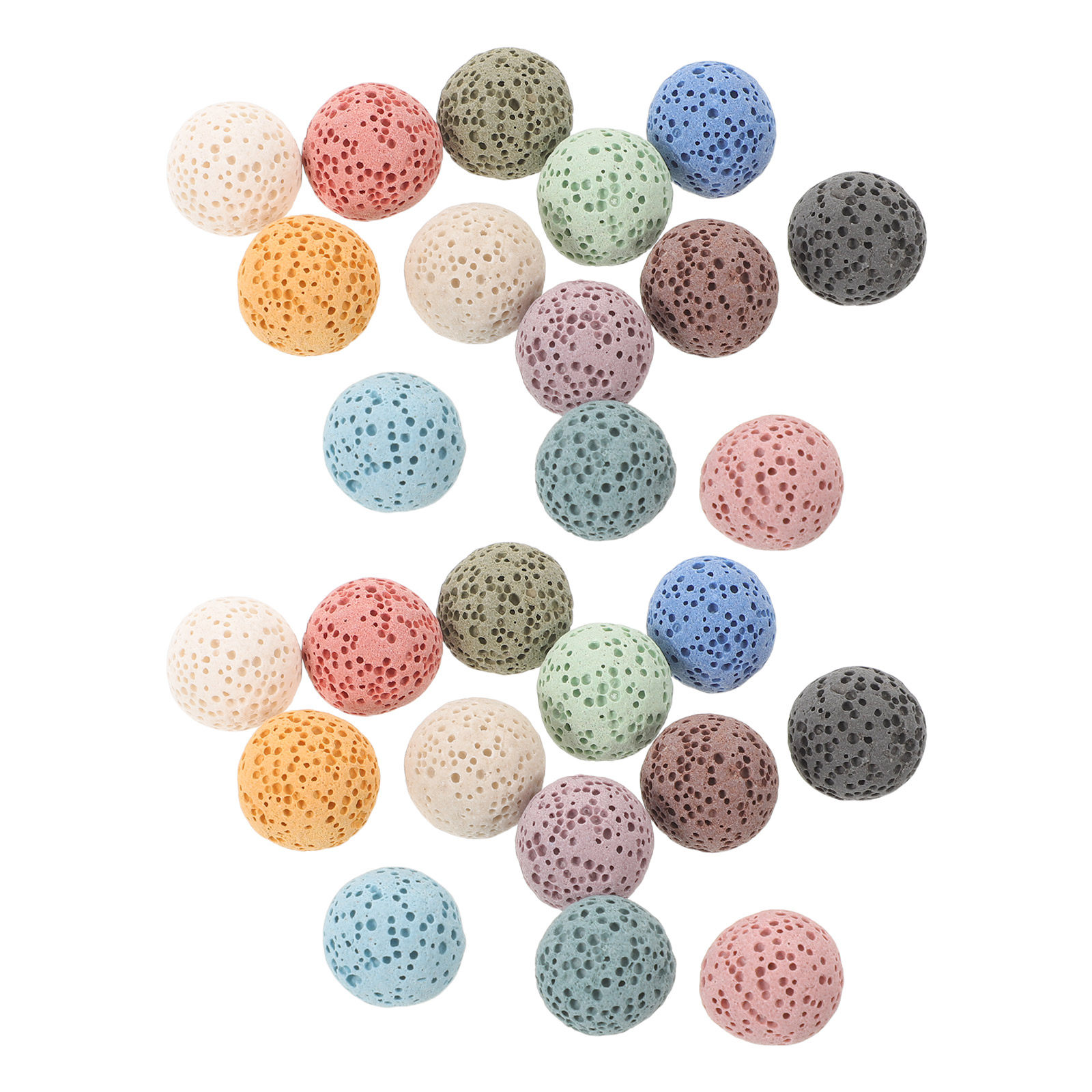 Fragrance Oil Set - 26Pcs Aromatherapy Volcanic Rock Diffuser Beads
