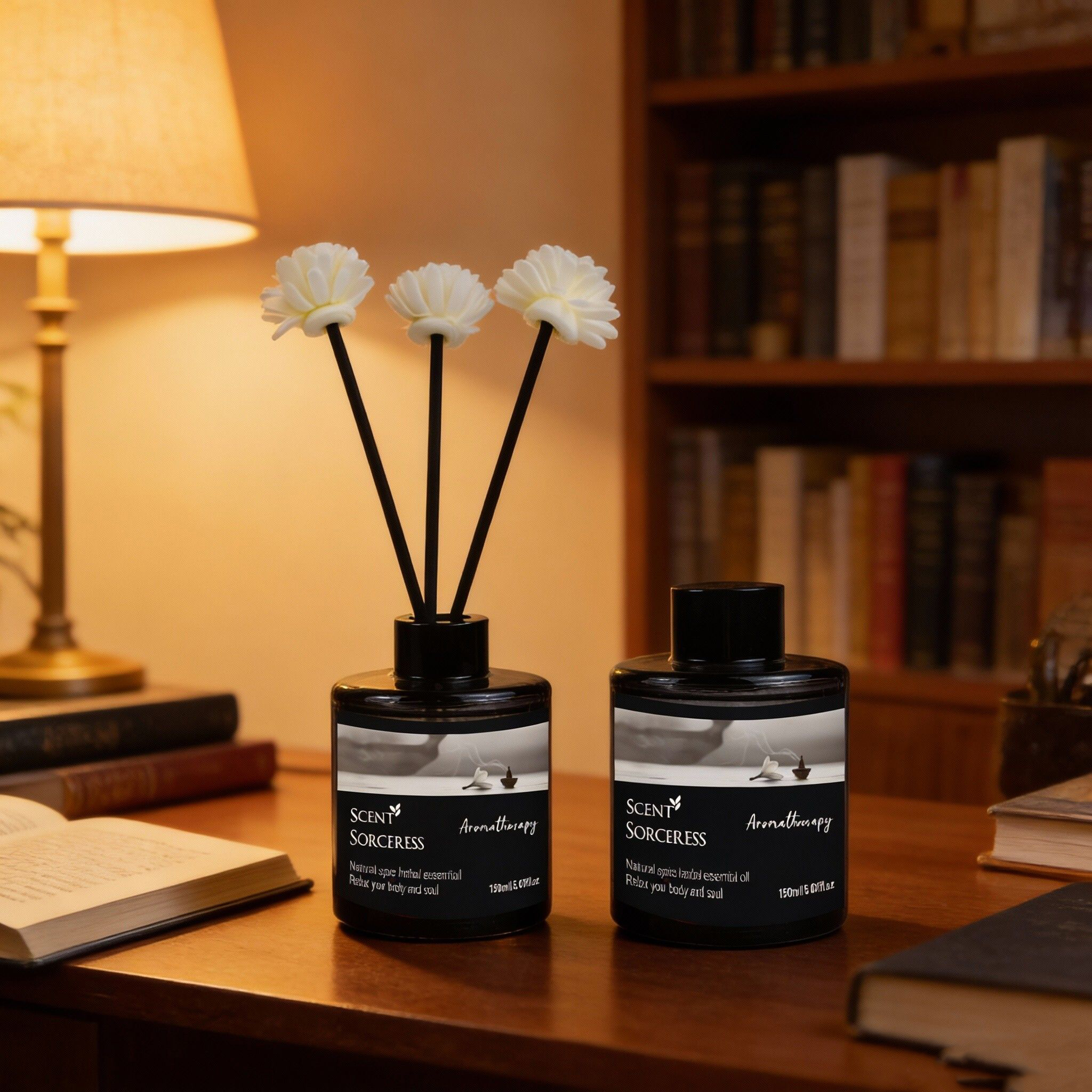Home Fragrance Flowers - 150ml Rattan Reed Diffuser Sets Fragrance