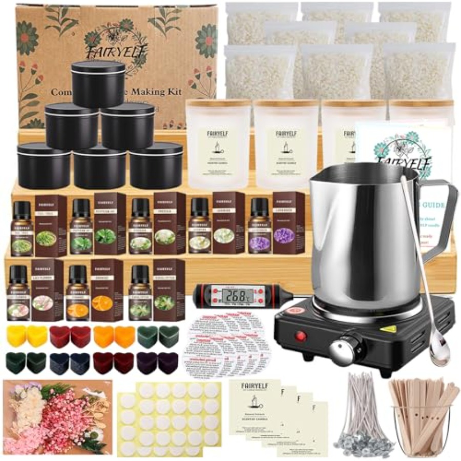 Home Fragrance Candles - Home DIY Stress‑Relief Scented Candle Kit