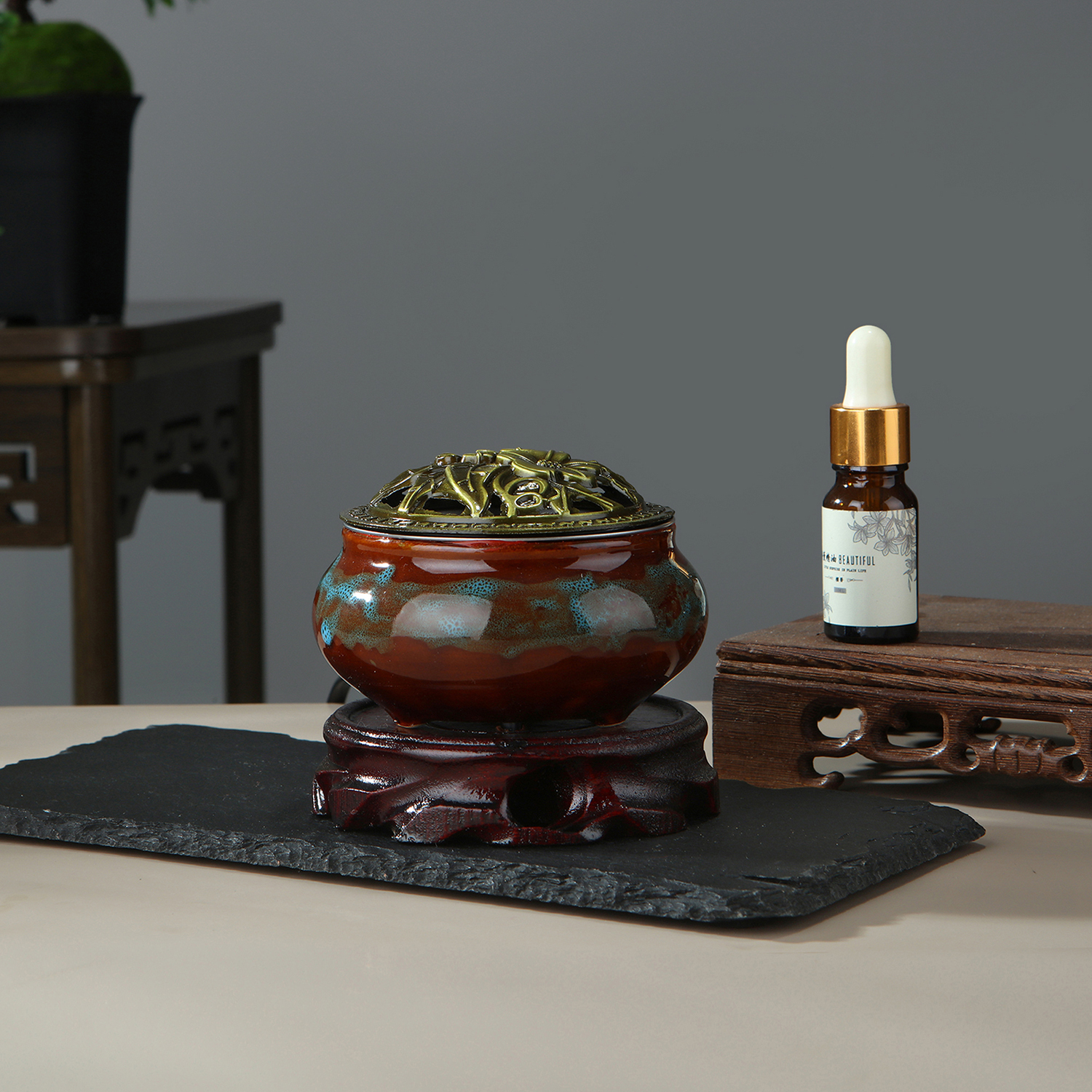 220V Electronic Incense Burner - Ceramic Oil Burner ulasan dan harga