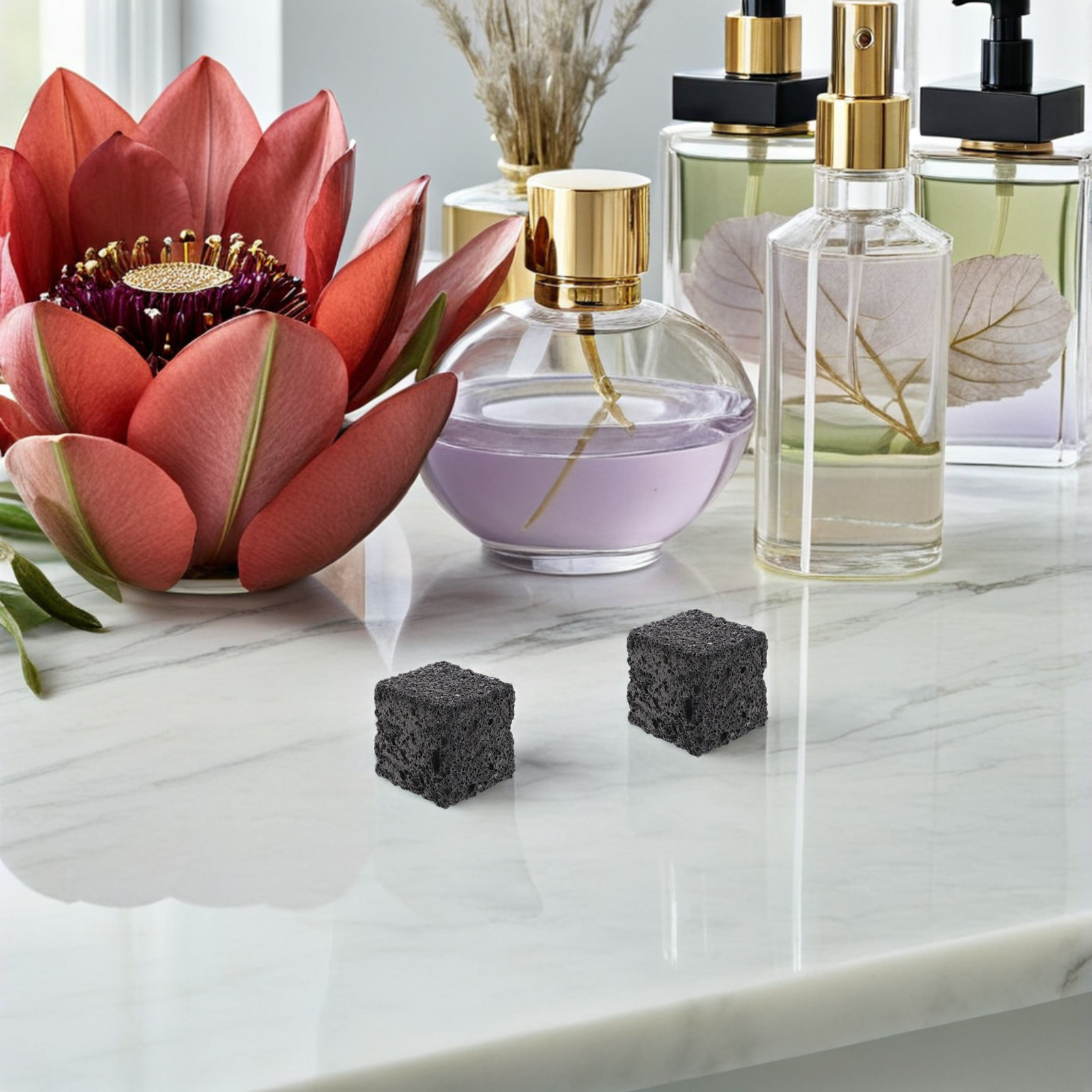 5Pcs Natural Volcanic Stone Pa - Home Fragrances ulasan dan harga