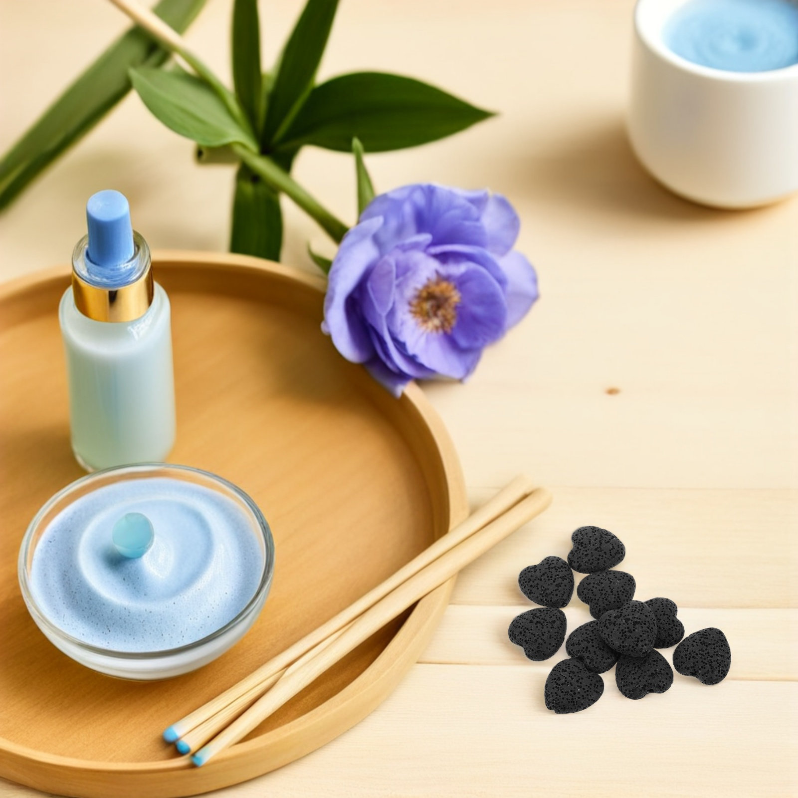 20Pcs Aromatherapy Heart Rocks - Fragrance Oil Set ulasan dan harga