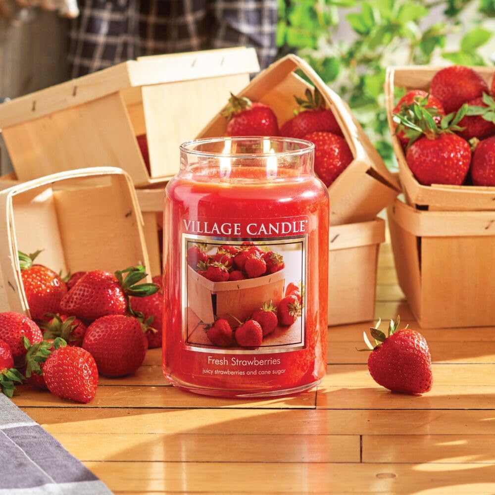 Fresh Strawberries Scented Can - Home Fragrances ulasan dan harga