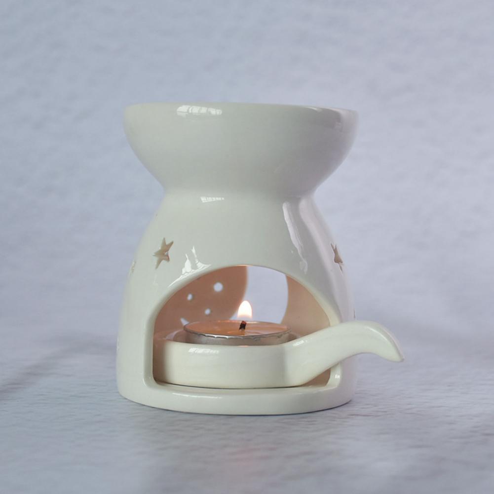 Essential Oil Burner with Spoo - Ceramic Oil Burner ulasan dan harga