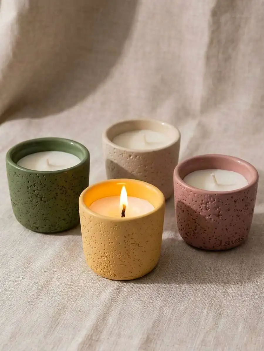 Scented Candle In Concrete Cup - Home Fragrances ulasan dan harga