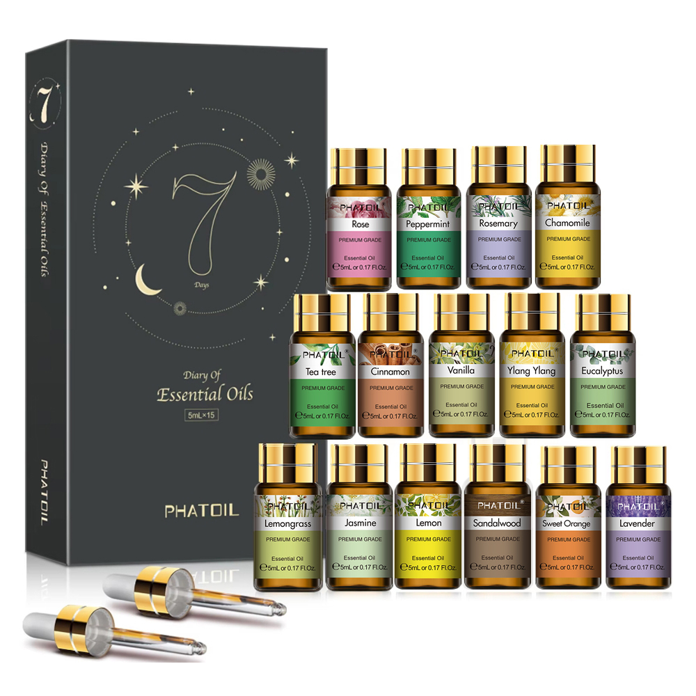 PHATOIL 12pcs/15pcs Aromathera - Fragrance Oil Set ulasan dan harga