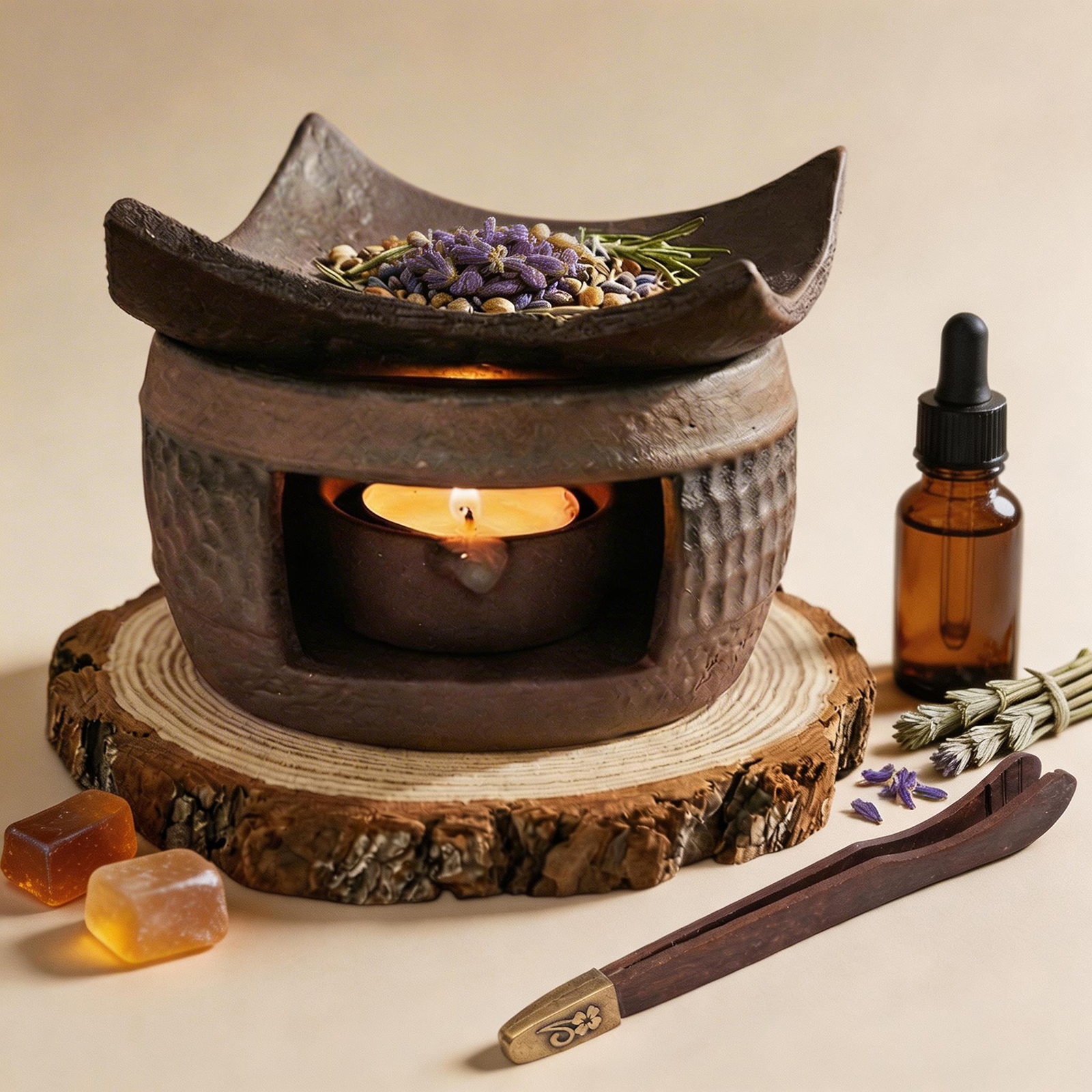 Ceramic Aromatherapy Tea Stove - Ceramic Oil Burner ulasan dan harga
