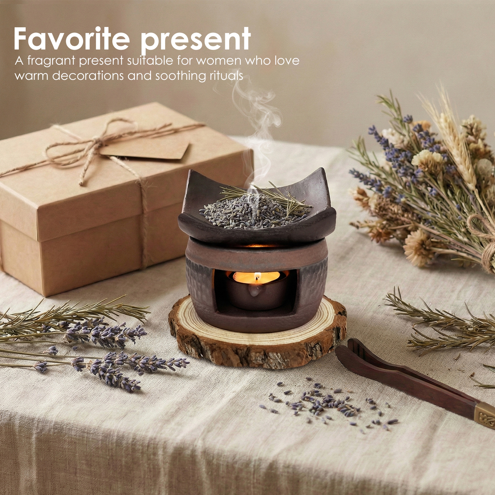 Ceramic Aromatherapy Tea Stove - Ceramic Oil Burner ulasan dan harga