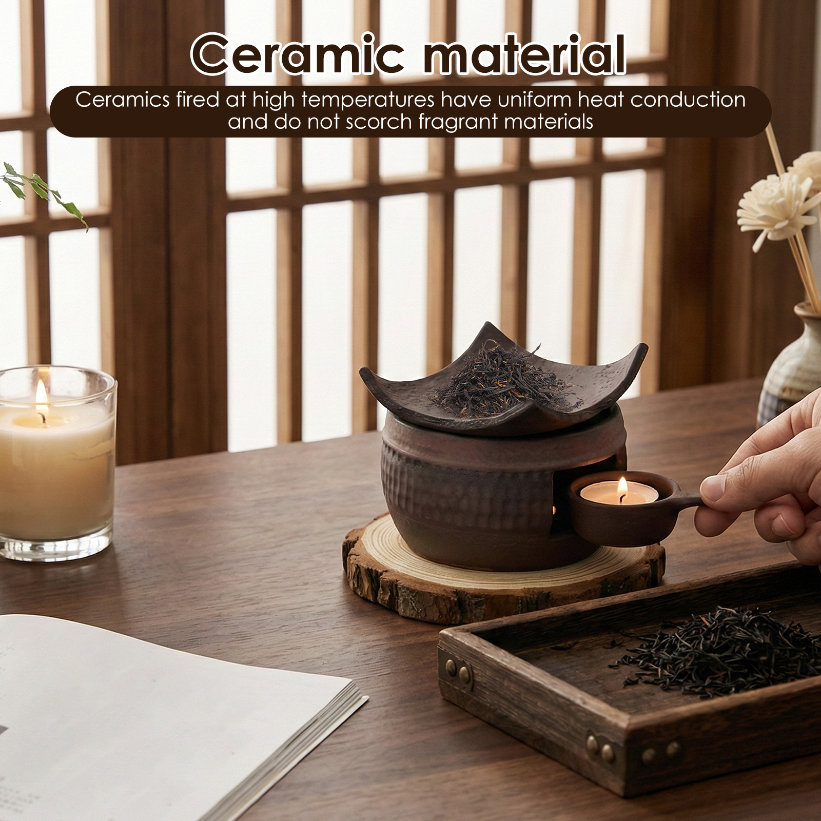 Ceramic Aromatherapy Tea Stove - Ceramic Oil Burner ulasan dan harga