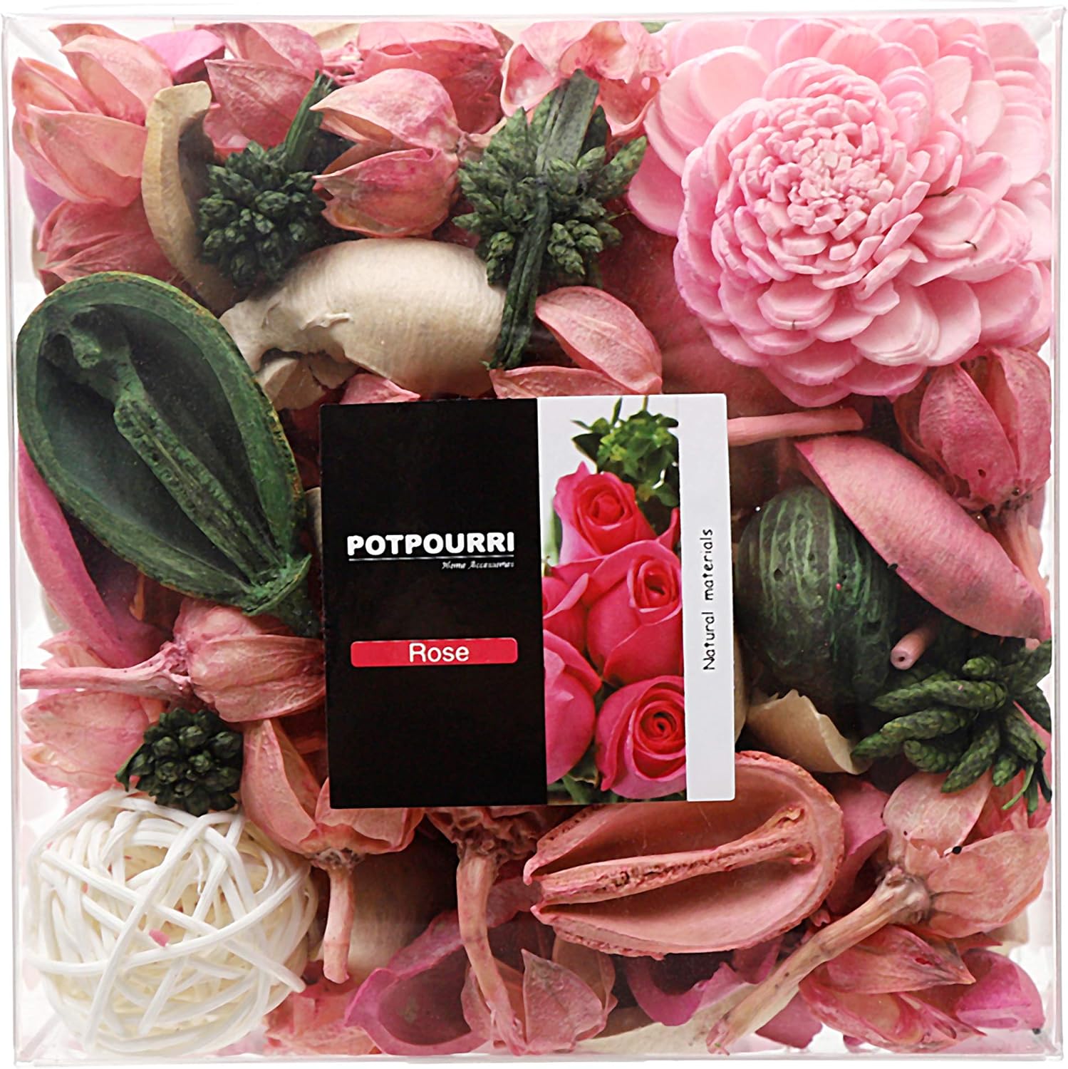 Rose Scented Potpourri Bowl Fi - Home Fragrance Flowers ulasan dan harga