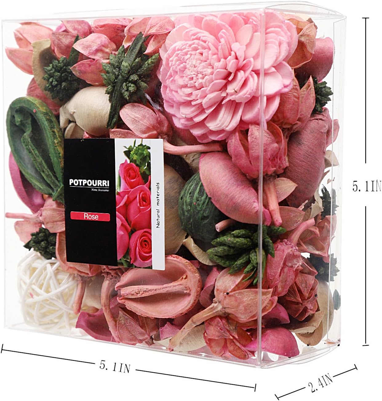 Rose Scented Potpourri Bowl Fi - Home Fragrance Flowers ulasan dan harga