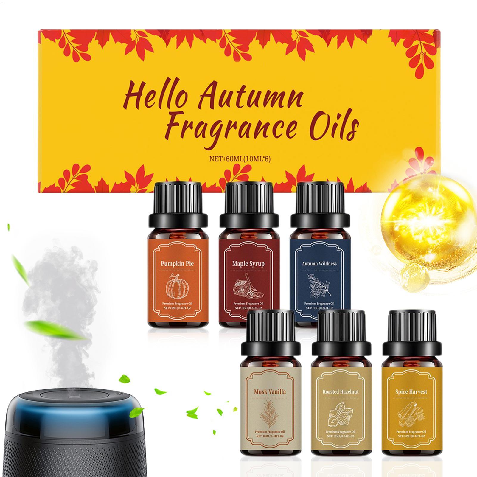 6pcs Fall Scented Diffuser Oil - Fragrance Oil Set ulasan dan harga