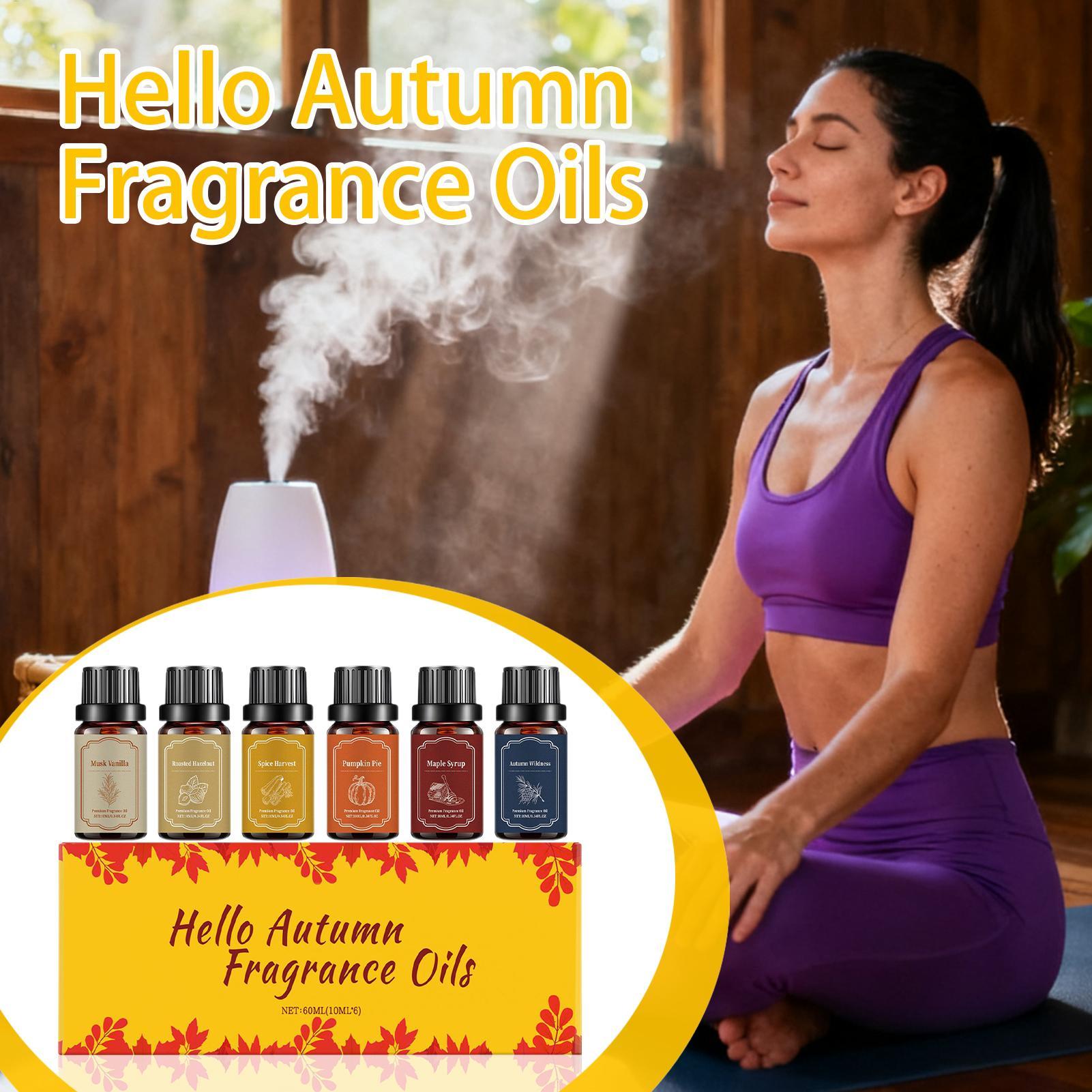 6pcs Fall Scented Diffuser Oil - Fragrance Oil Set ulasan dan harga
