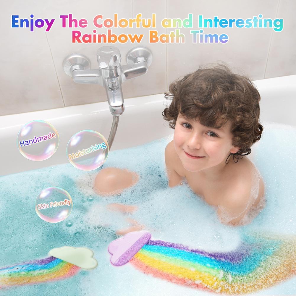 Rainbow Cloud Bath Ball for Ki - Fragrance Oil Set ulasan dan harga