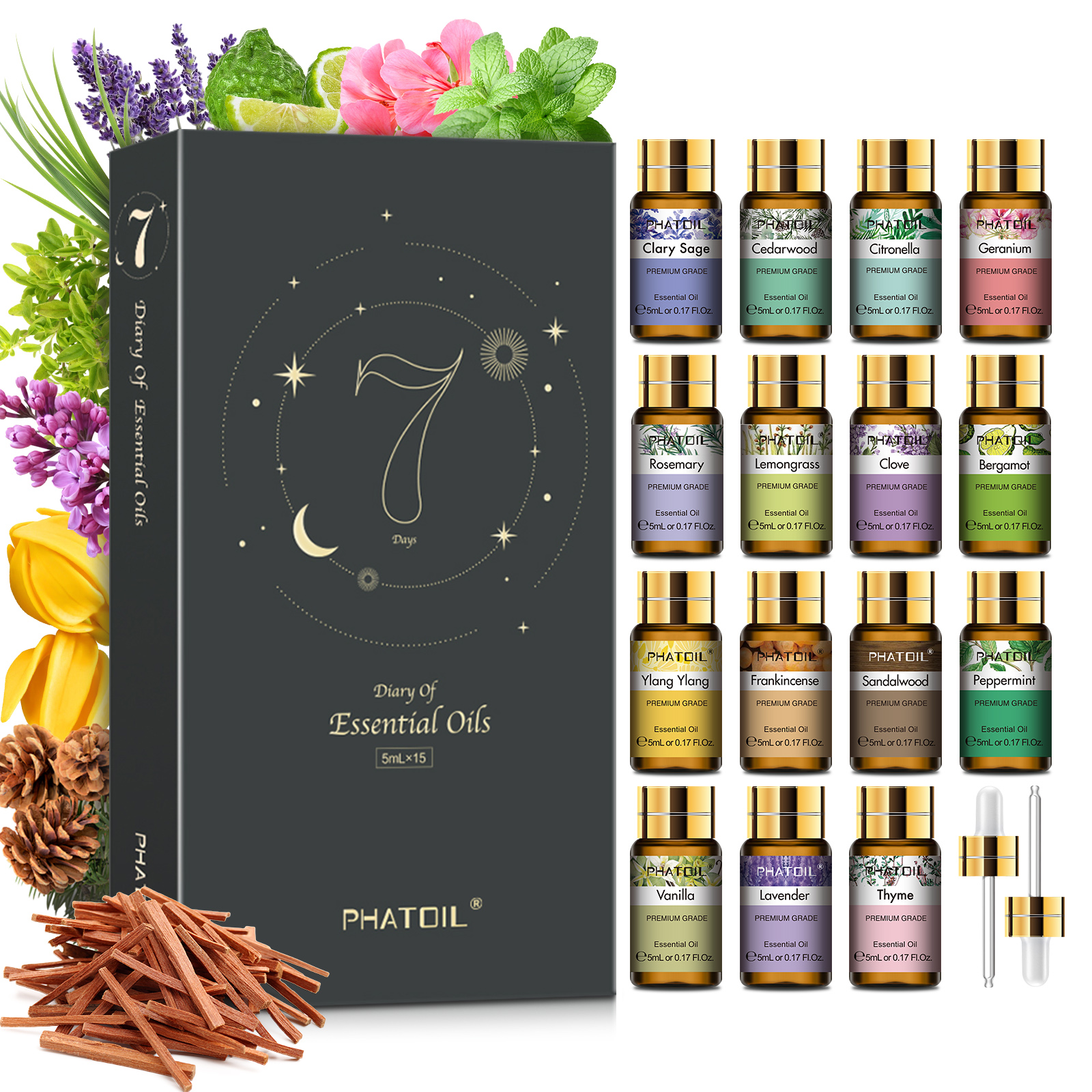 PHATOIL 15 Bottles Essential O - Home Fragrance Lemongrass ulasan dan harga
