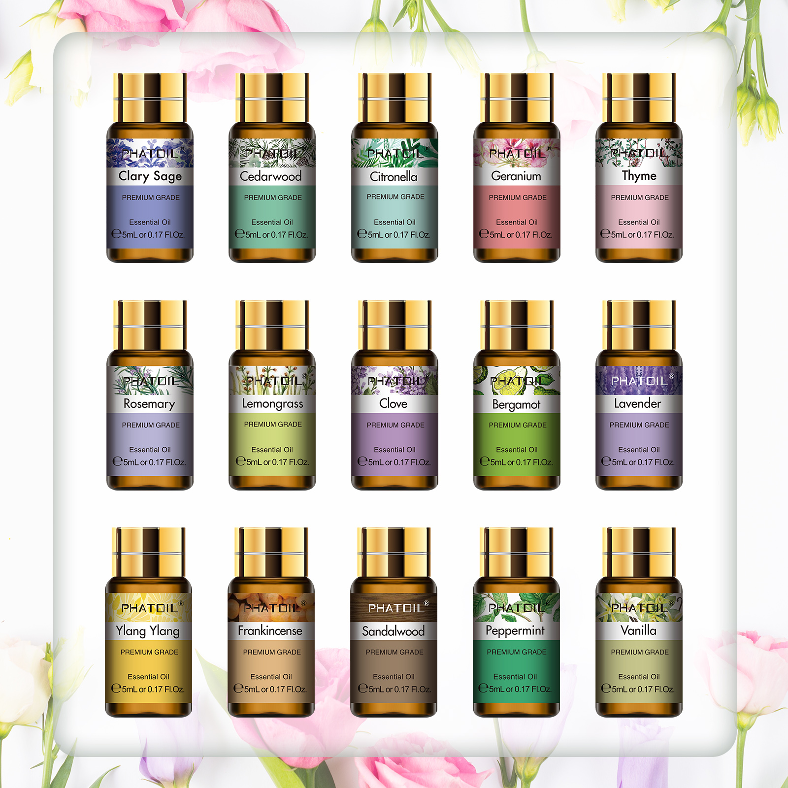 PHATOIL 15 Bottles Essential O - Home Fragrance Lemongrass ulasan dan harga