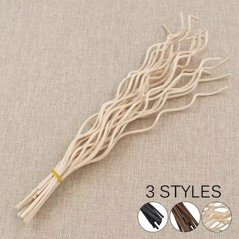 20Pcs Long Wavy Rattan Reed Di - Home Fragrance Janzen ulasan dan harga