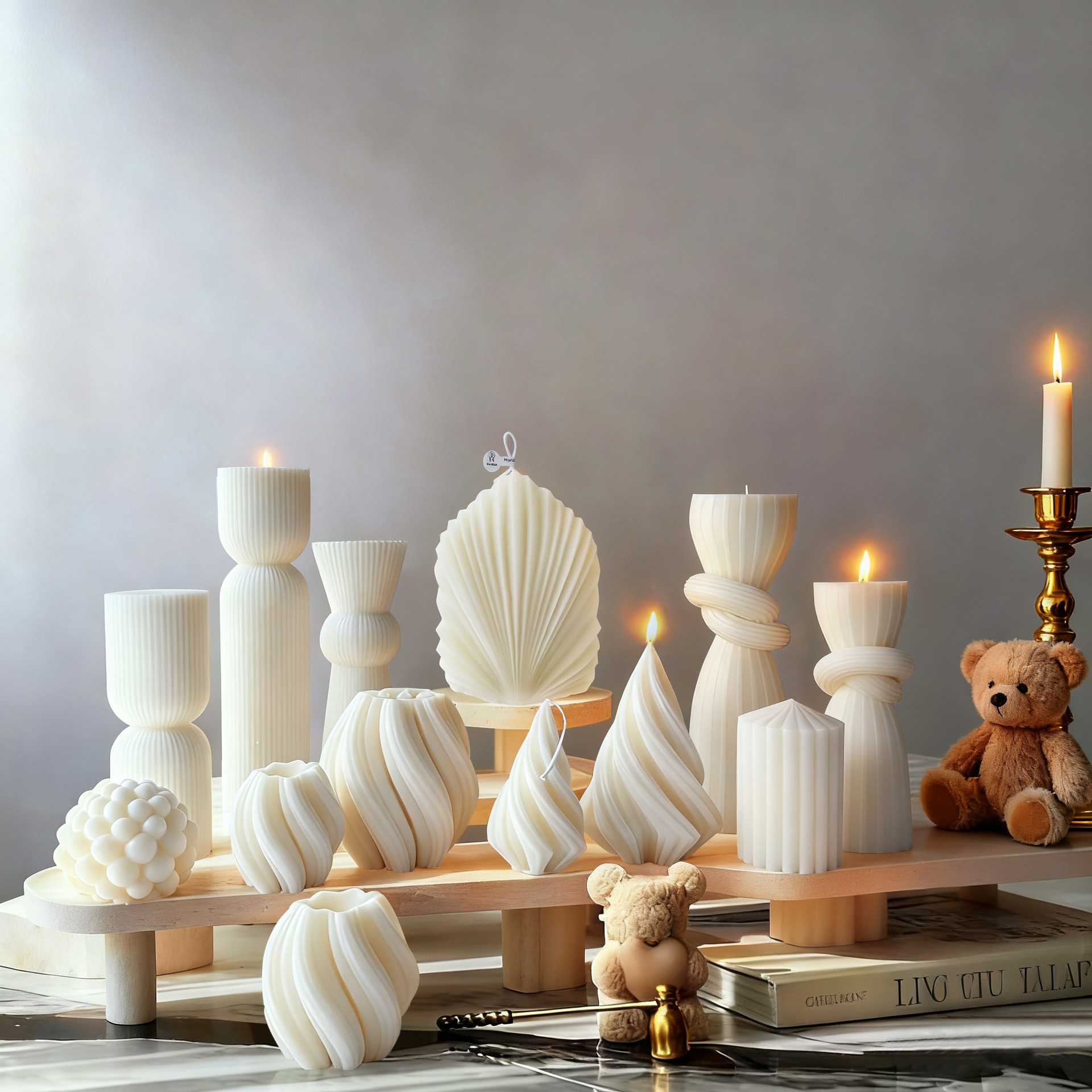 Nordic Minimalist White Scente - Home Fragrance Flowers ulasan dan harga