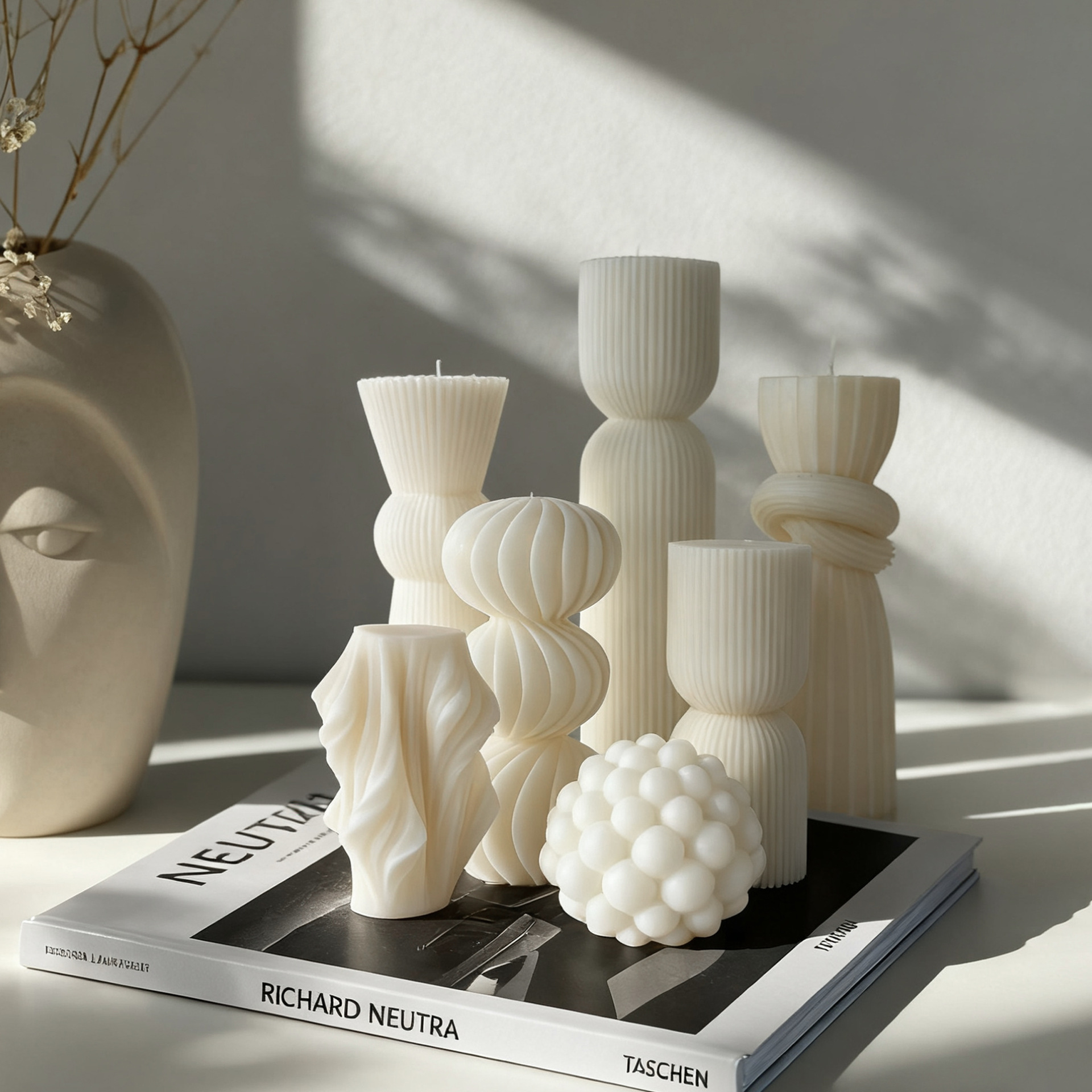 Nordic Minimalist White Scente - Home Fragrance Flowers ulasan dan harga