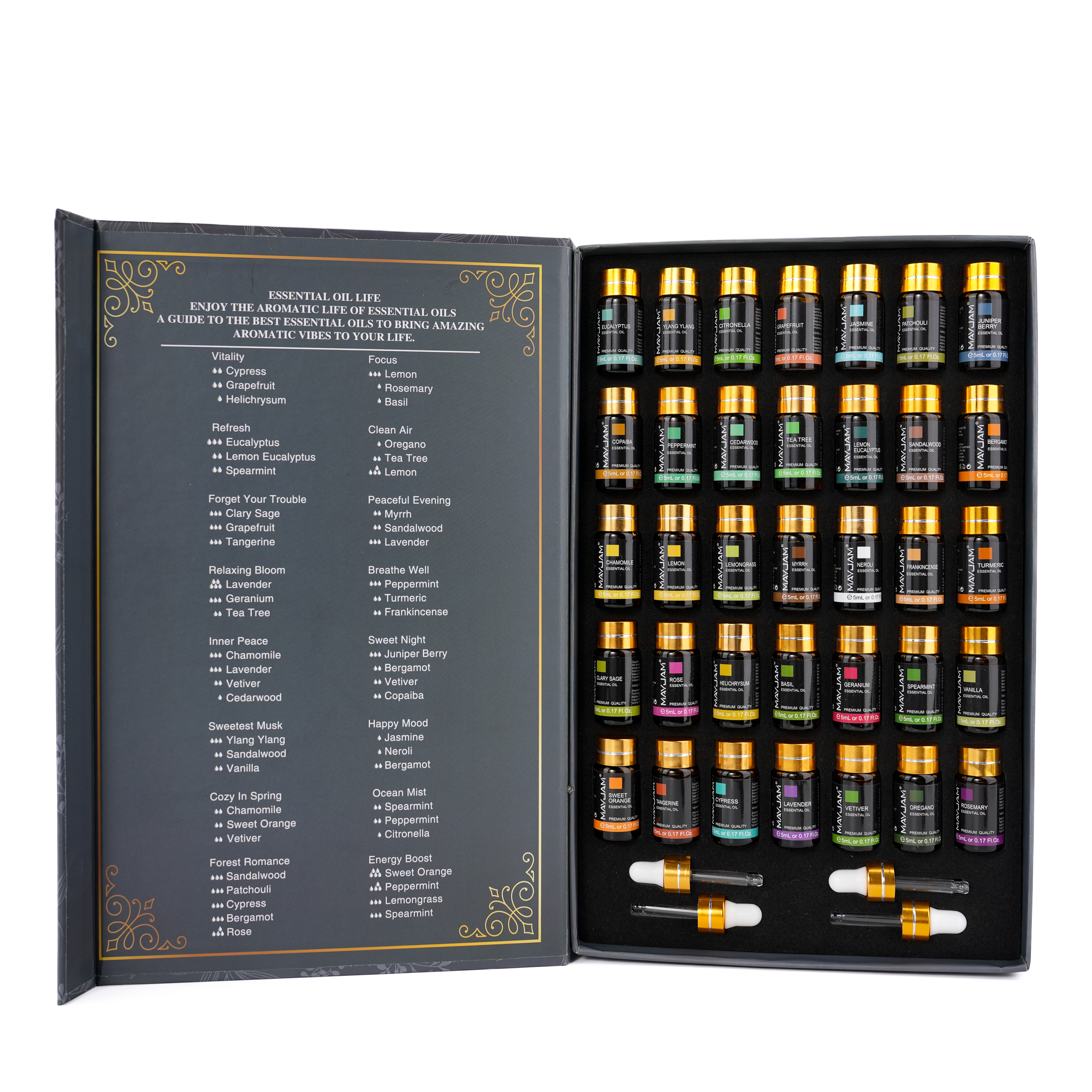 MAYJAM 35 Bottles Aromatherapy - Fragrance Oil Set ulasan dan harga