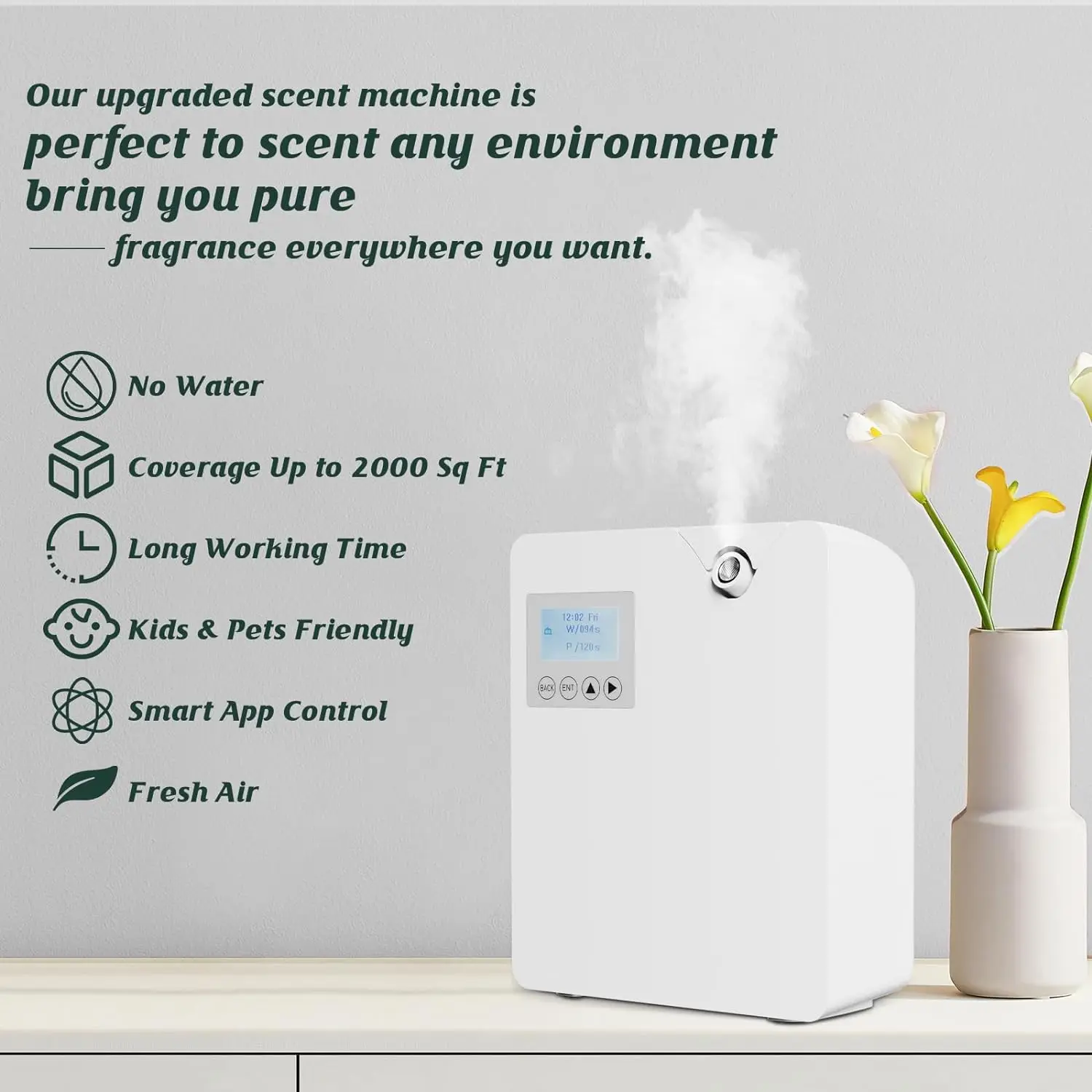 Waterless Fragrance Diffuser 3 - Home Fragrance Flowers ulasan dan harga