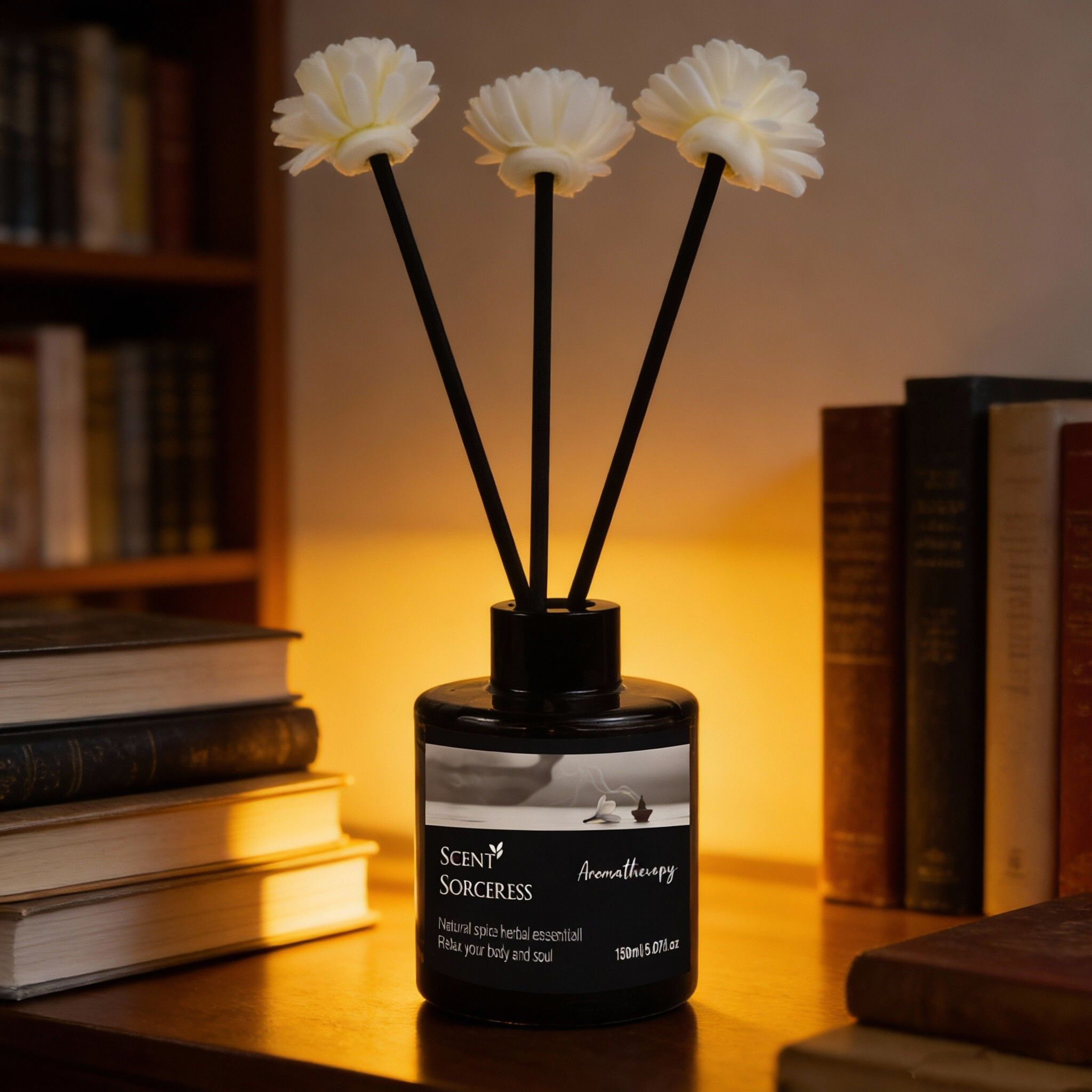 150ml Rattan Reed Diffuser Set - Home Fragrance Flowers ulasan dan harga