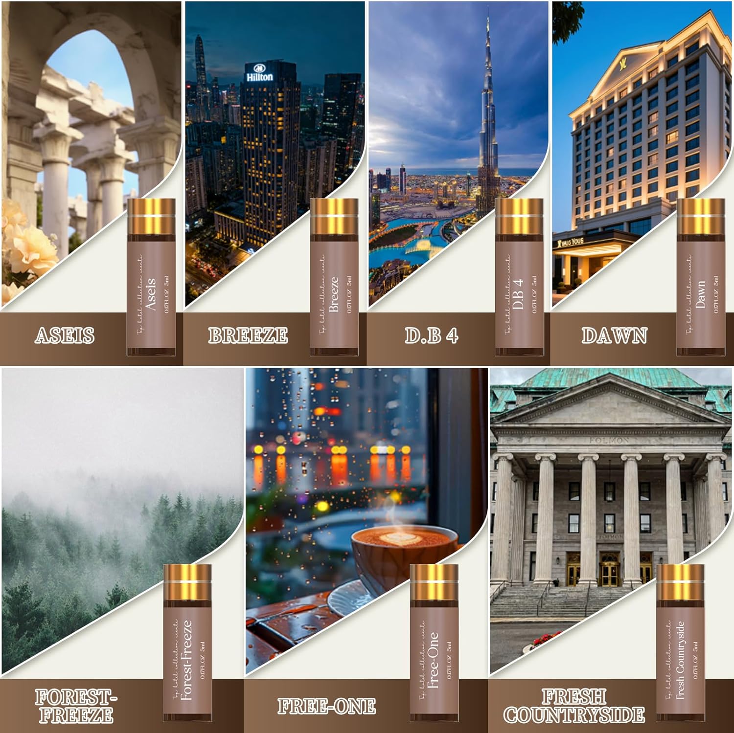 14 Luxury Hotel Scents Essenti - Fragrance Oil Set ulasan dan harga