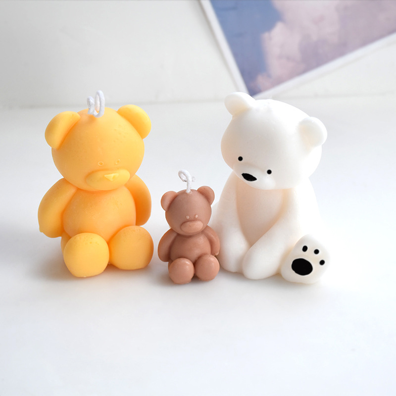 3D hanging bear mold baking ca - Home Fragrance Candles ulasan dan harga