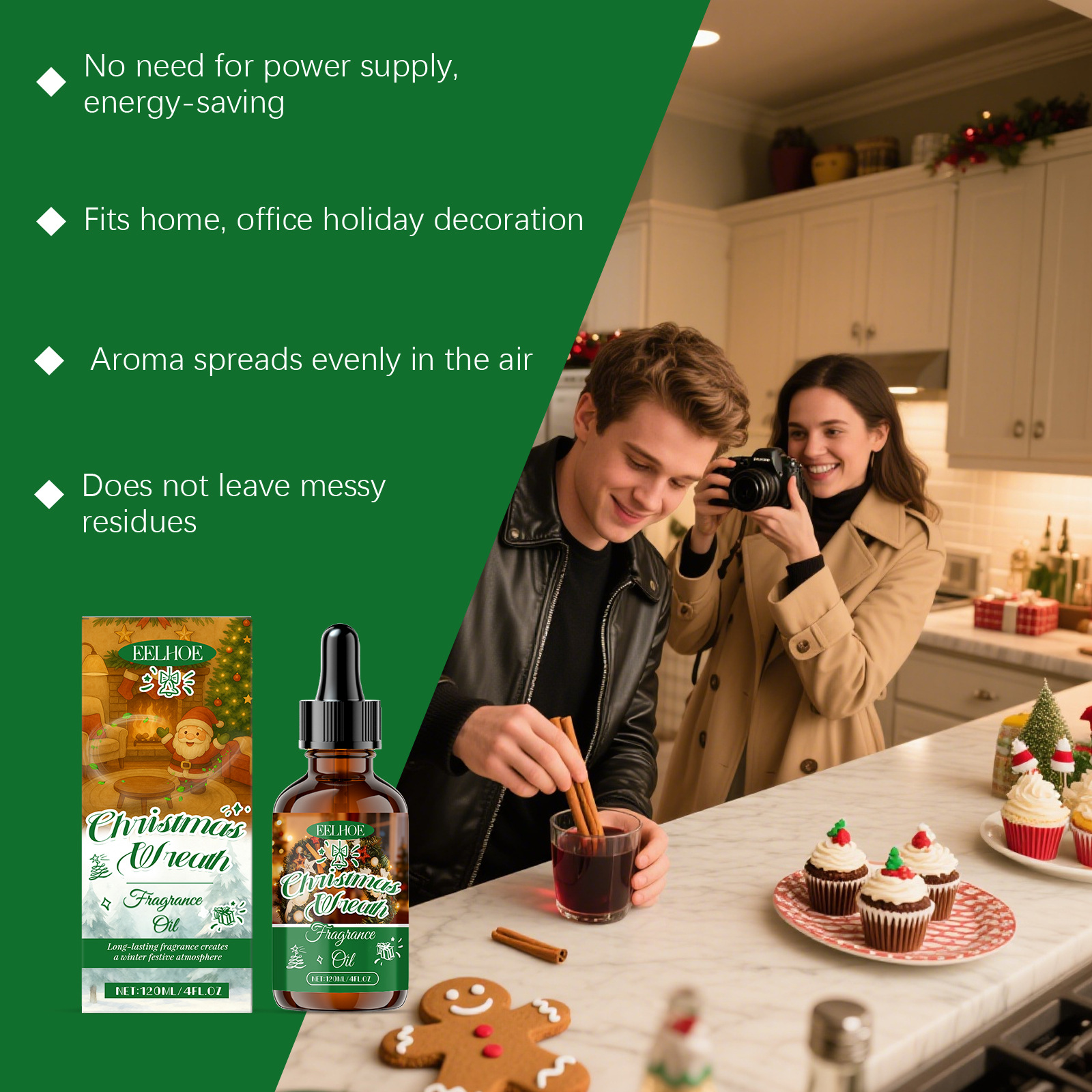 Eelhoe Christmas Warm Aromathe - Fragrance Oil Set ulasan dan harga