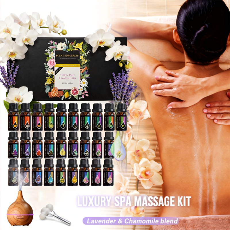 20pcs/set Black Classic Essent - Fragrance Oil Set ulasan dan harga