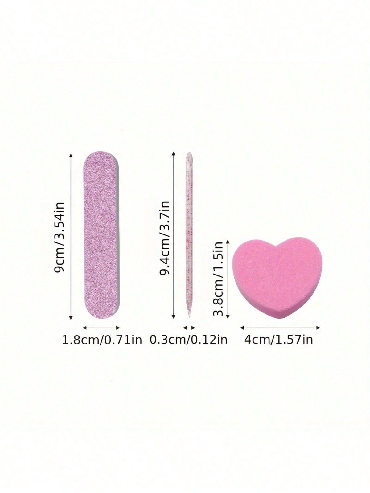 3-Piece Glitter Nail Care Set  - Home Fragrance No 3 ulasan dan harga