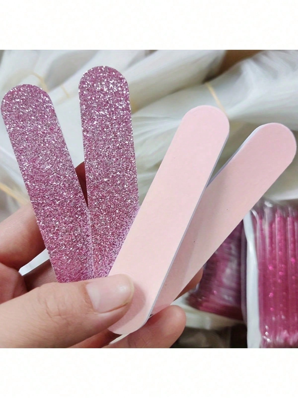 3-Piece Glitter Nail Care Set  - Home Fragrance No 3 ulasan dan harga