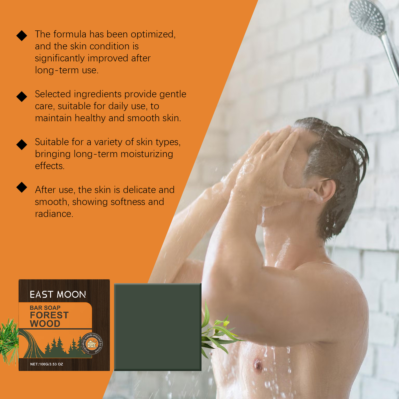 100g Woody Men's Body Cleaning - Fragrance Oil Set ulasan dan harga