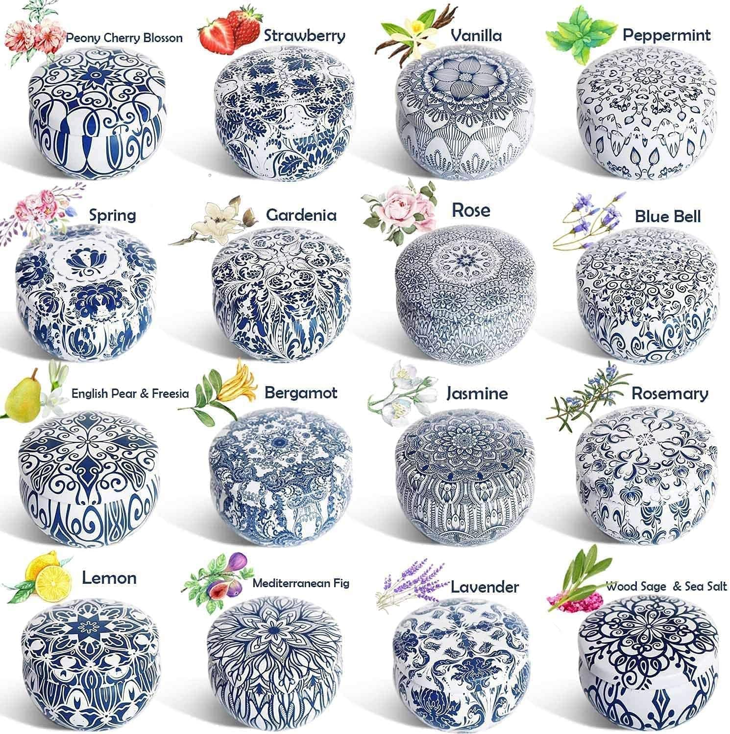 16 Pack Soy Wax Travel Tin Can - Home Fragrances ulasan dan harga