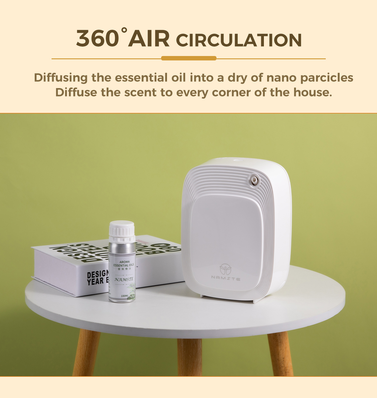 Namste 1000m³ aroma diffuser m - Home Fragrance Flowers ulasan dan harga