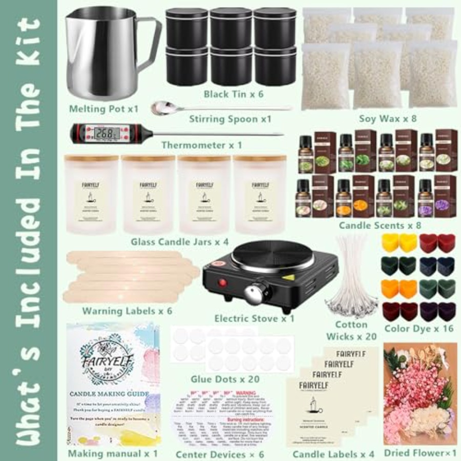 Home DIY Stress‑Relief Scented - Home Fragrance Candles ulasan dan harga